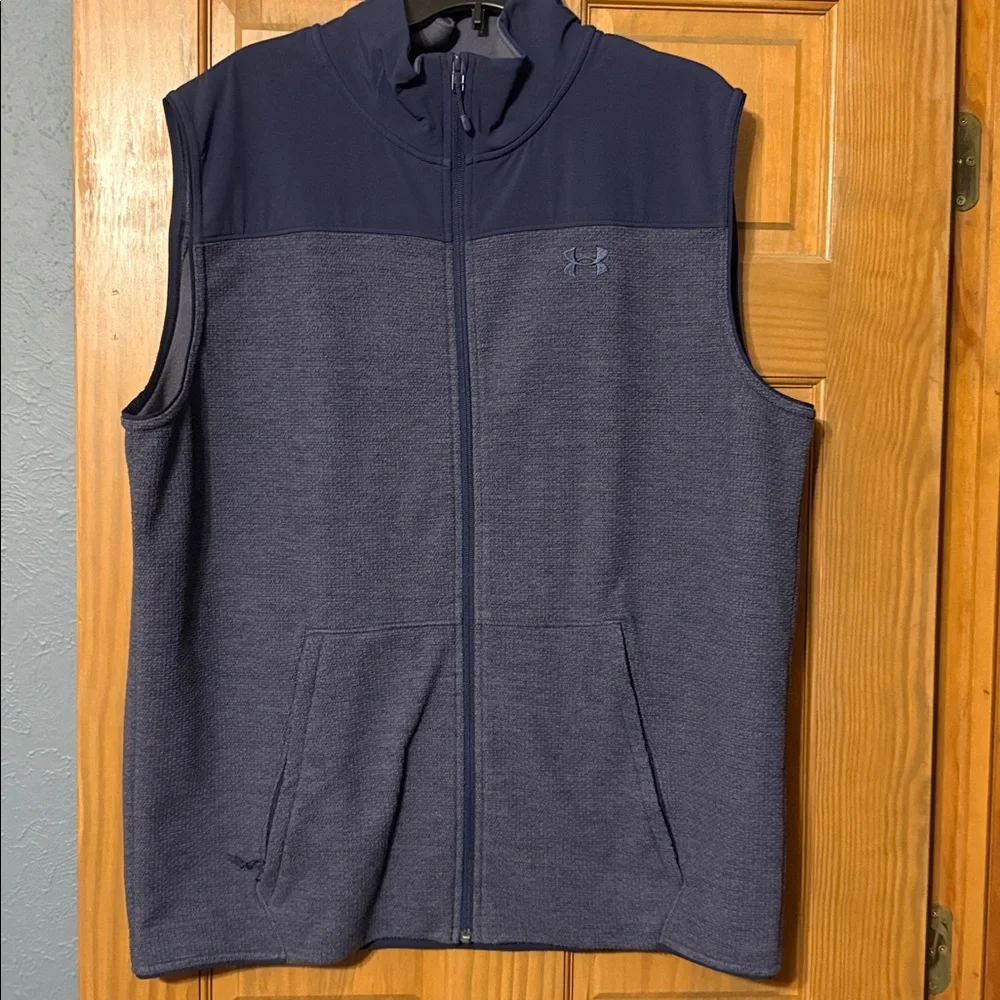 Under Armour Men's Specialist Vest Fleece Full Zip Loose Fit 1356291 Size XXL - Picture 1 of 5